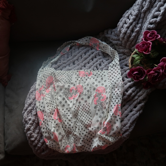 Free People Tote Shopping Bag Floral Print - Picture 4 of 4